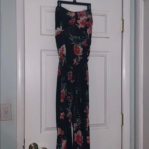 Floral fitted jumpsuit